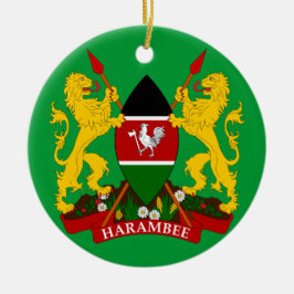 KENYA - Keramische kerstversiering Keramisch Ornament