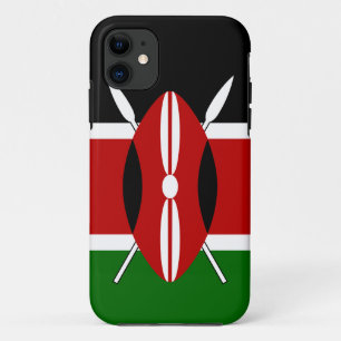 Kenya Maasai vlag Bendera ya Kenya iPhone 11 Hoesje