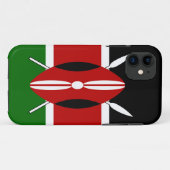 Kenya Maasai vlag Bendera ya Kenya Case-Mate iPhone Case (Achterkant (horizontaal))