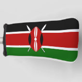 Kenya Maasai vlag Bendera ya Kenya Golfheadcover (Voorkant)