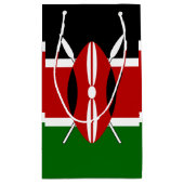Kenya Maasai vlag Bendera ya Kenya Klein Cadeauzakje (Achterkant)