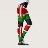 Kenya Maasai vlag Bendera ya Kenya Leggings (Rechts)