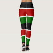 Kenya Maasai vlag Bendera ya Kenya Leggings (Achterkant)