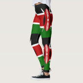 Kenya Maasai vlag Bendera ya Kenya Leggings (Links)