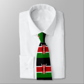 Kenya Maasai vlag Bendera ya Kenya Stropdas (Gebonden)