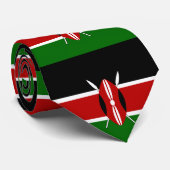 Kenya Maasai vlag Bendera ya Kenya Stropdas (Opgerold)