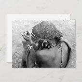 Kenya Maasai Warrior Moran Briefkaart (Voorkant / Achterkant)