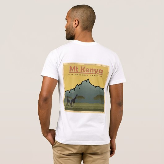 Kenya National Park T-Shirt (Achterkant volledig)
