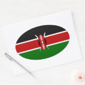 KENYA OVALE STICKER (Envelop)