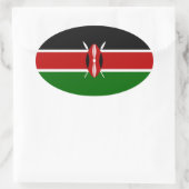 KENYA OVALE STICKER (Tas)