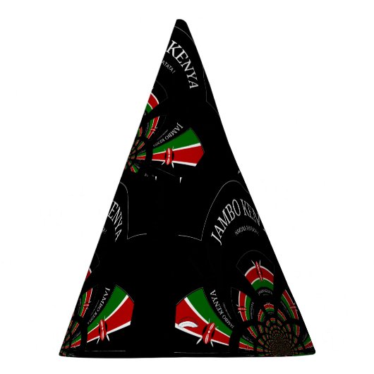 Kenya Party Time Feesthoedjes (Rechts)