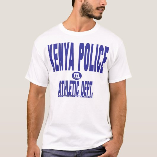 kenya politiemacht atletic shirt (Voorkant)