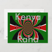 Kenya Raha Briefkaart (Voorkant / Achterkant)