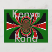 Kenya Raha Briefkaart (Voorkant)