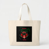 Kenya Raha Hakuna Matata. Grote Tote Bag (Voorkant)