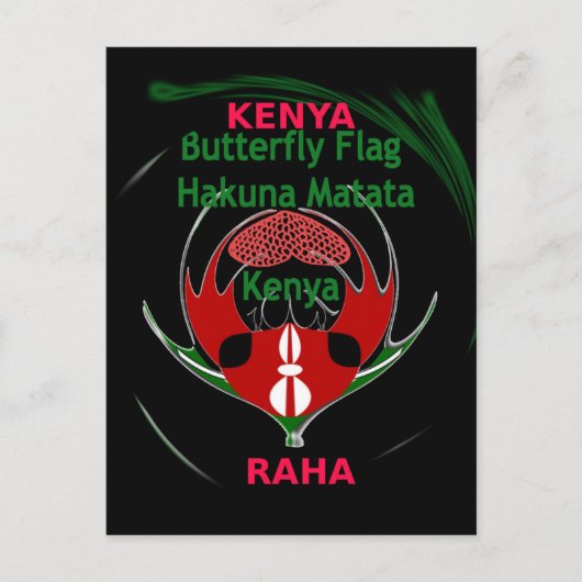 Kenya Raha Hakuna Matata.jpg Briefkaart (Voorkant)