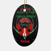 Kenya Raha Hakuna Matata.jpg Keramisch Ornament (Links)