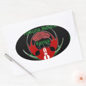 Kenya Raha Hakuna Matata.jpg Ovale Sticker (Envelop)