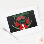 Kenya Raha Hakuna Matata.jpg Rechthoekige Sticker (Envelop)