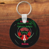 Kenya Raha Hakuna Matata.jpg Sleutelhanger (Voorkant)