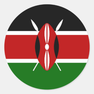 KENYA RONDE STICKER