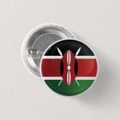 Kenya Round Icon Flag Ronde Button 3,2 Cm (Voorkant /achterkant)