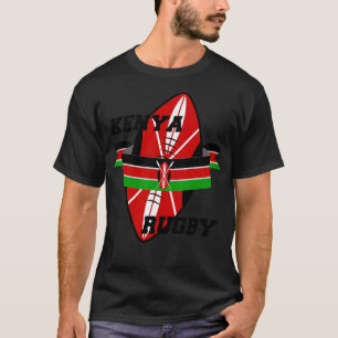 Kenya Rugby Player Coach Jersey Sports Enthusiast T-shirt