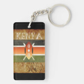 Kenya Sleutelhanger Souvenir (achterkant)