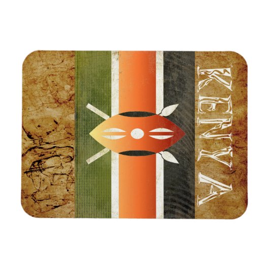 Kenya Souvenir Magnet Magneet (Horizontaal)