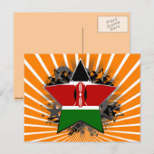 Kenya Star Briefkaart (Voorkant / Achterkant)