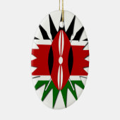 Kenya Star Keramisch Ornament (Rechts)