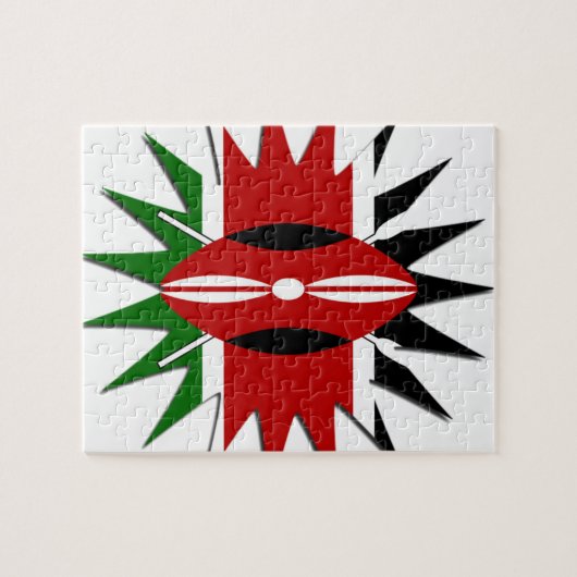 Kenya Star Legpuzzel (Horizontaal)