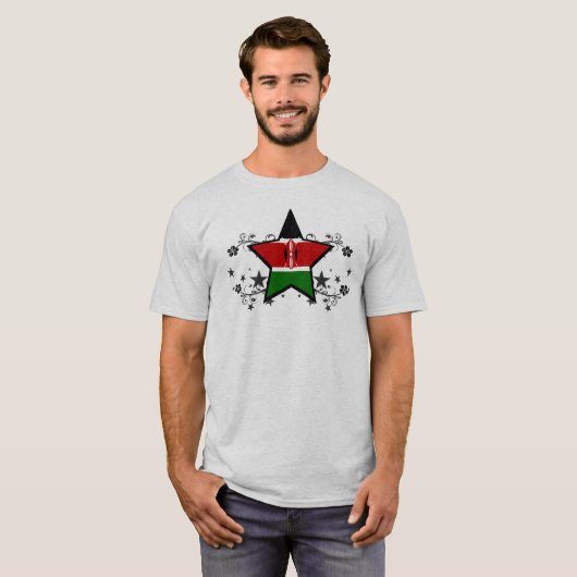Kenya Star T-shirt (Voorkant volledig)