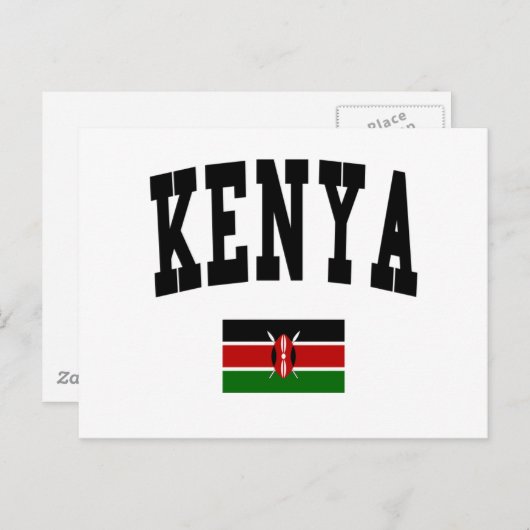 Kenya Style Briefkaart (Voorkant / Achterkant)