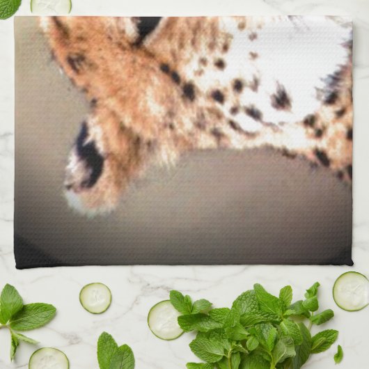 Kenya Tour Safari Cheetah Tear Marks Theedoek (Gevouwen)