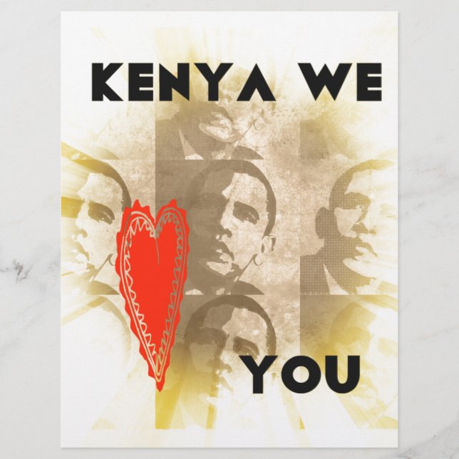 Kenya We houden van je (Voorkant)