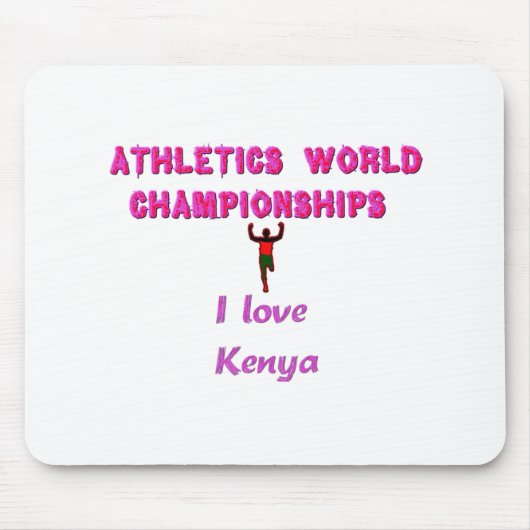 Kenya World's Athletic Champions. Muismat (Voorkant)
