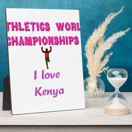 Kenya World's Athletic Champions.png Fotoplaat (Zijkant)