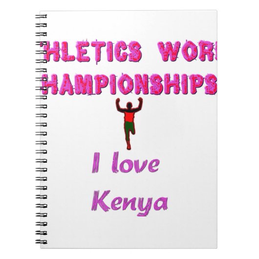 Kenya World's Athletic Champions.png Notitieboek (Voorkant)
