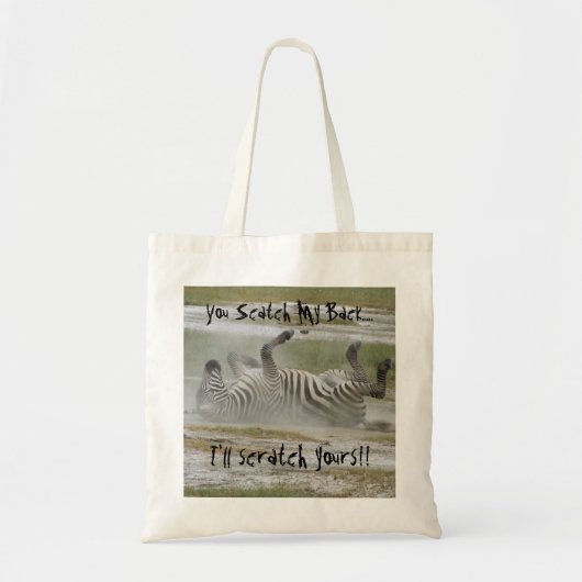 KENYA Zebra Scratching Eco-Friendly Tas (Voorkant)