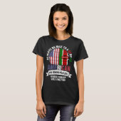 Kenyan American know Places Country Kenya Flag T-shirt (Voorkant volledig)