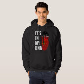 Kenyan And Chinese Mix DNA Heritage Flag Hoodie (Voorkant volledig)