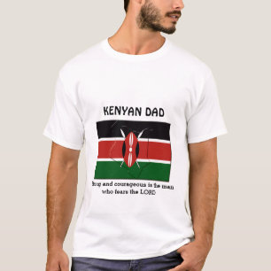 KENYAN DAD Sterke moedige persoonlijke T-shirt