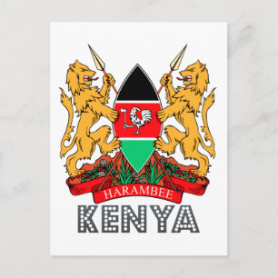 Kenyan Emblem Briefkaart
