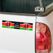 Kenyan Flag Bumpersticker (Op Truck)