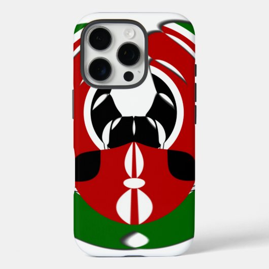 Kenyan Flag Case-Mate iPhone Case (Achterkant)