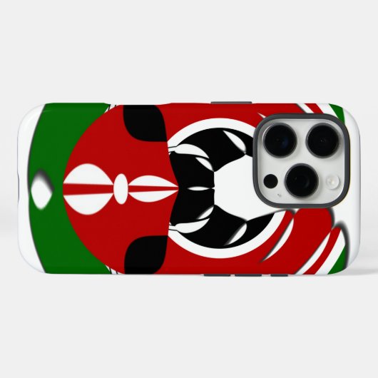 Kenyan Flag Case-Mate iPhone Case (Achterkant (horizontaal))