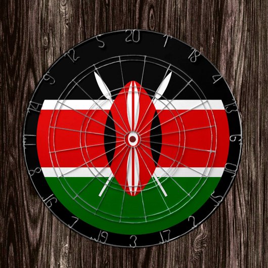 Kenyan Flag Dartboard & Kenia/game board Dartbord