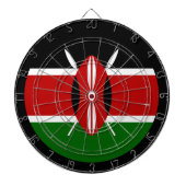 Kenyan Flag Dartboard & Kenia/game board Dartbord (Voorkant)