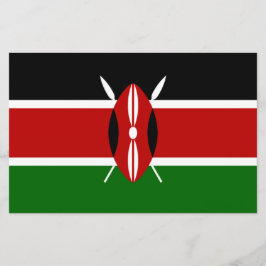 Kenyan Flag (Kenia) Briefpapier